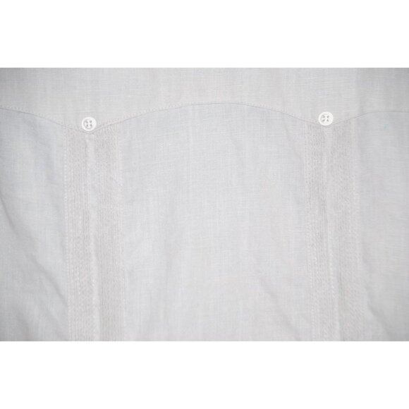 Signature By Mojito Collection Men's Linen Shirt Size 2X Guayabera Button Up SS - Picture 6 of 7